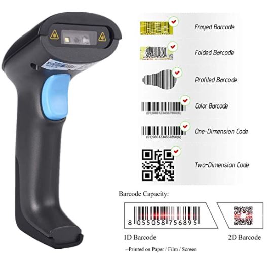 REALINN Handheld 2D Barcode Scanner QR PDF417 - Capricorn Technologies